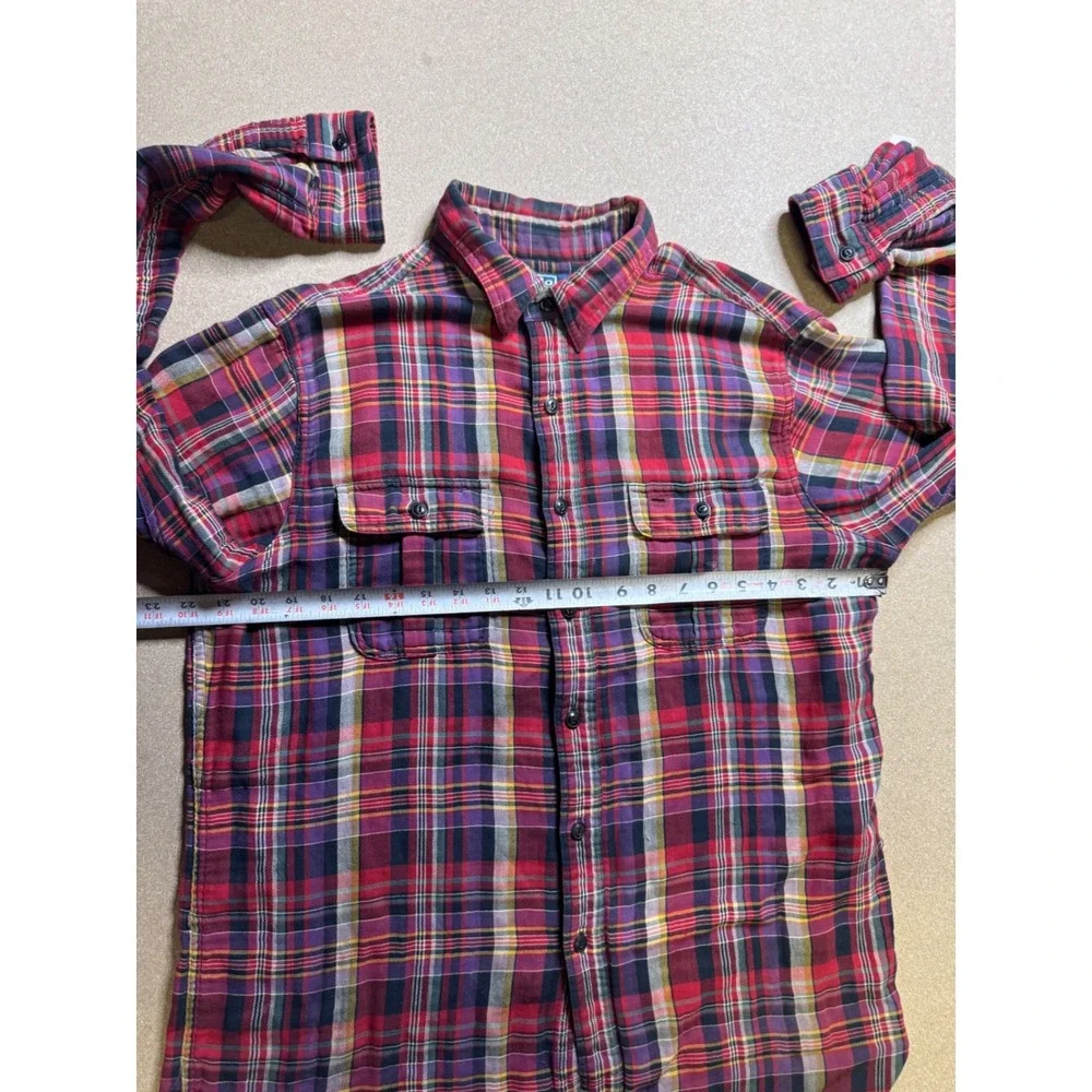 Polo by‎ Ralph Lauren Mens Flannel Plaid Shirt Button Up Long Sleeve